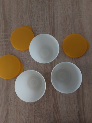 Tupperware σετ τρία μεταχειρισμένα αεροστεγή δοχεία
