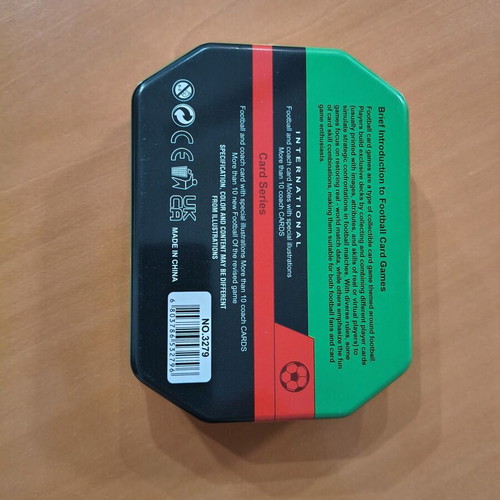 World Cup Trading Cards New Pack of 43 with Collector's Metallic Box