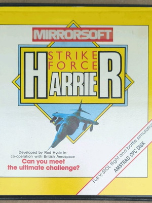 Strike Force Harrier (Mirrorsoft) Amstrad Disk like new