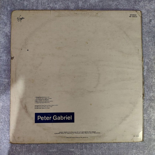 Peter Gabriel Sledgehammer 12'' Maxi Single used, Limited Edition Dance Mix