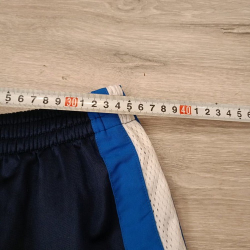 Adidas Snap Pants used, navy and white, retro Y2K