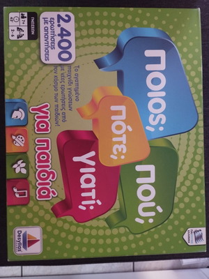 Board game "Who? Where? When? Why?" like new, knowledge quiz for kids
