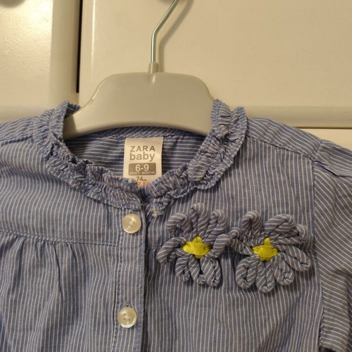Zara baby πουκαμισάκι για 6-9 μηνών σαν καινούργιο