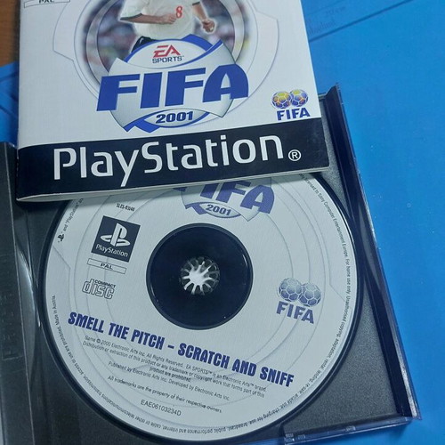 Fifa 2001 for PlayStation 1 like new with box and manual