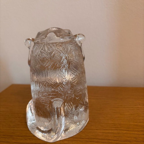 Lindshammar crystal troll sculpture like new