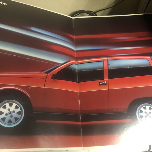 Autobianchi Lancia Y10 brochure used, 1985–1989 models