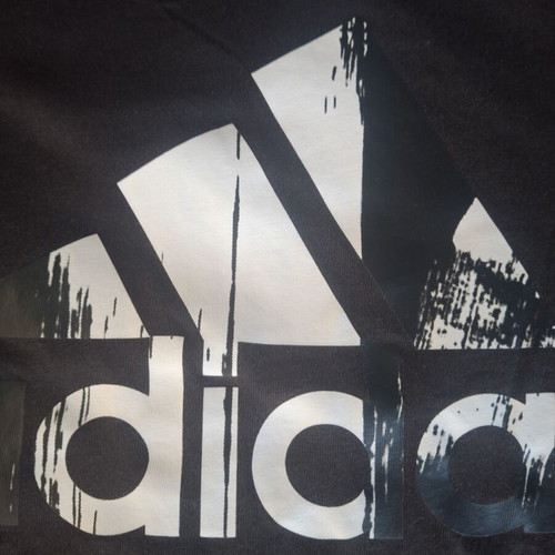 Adidas T-shirt used, size S, black, boys' sportswear
