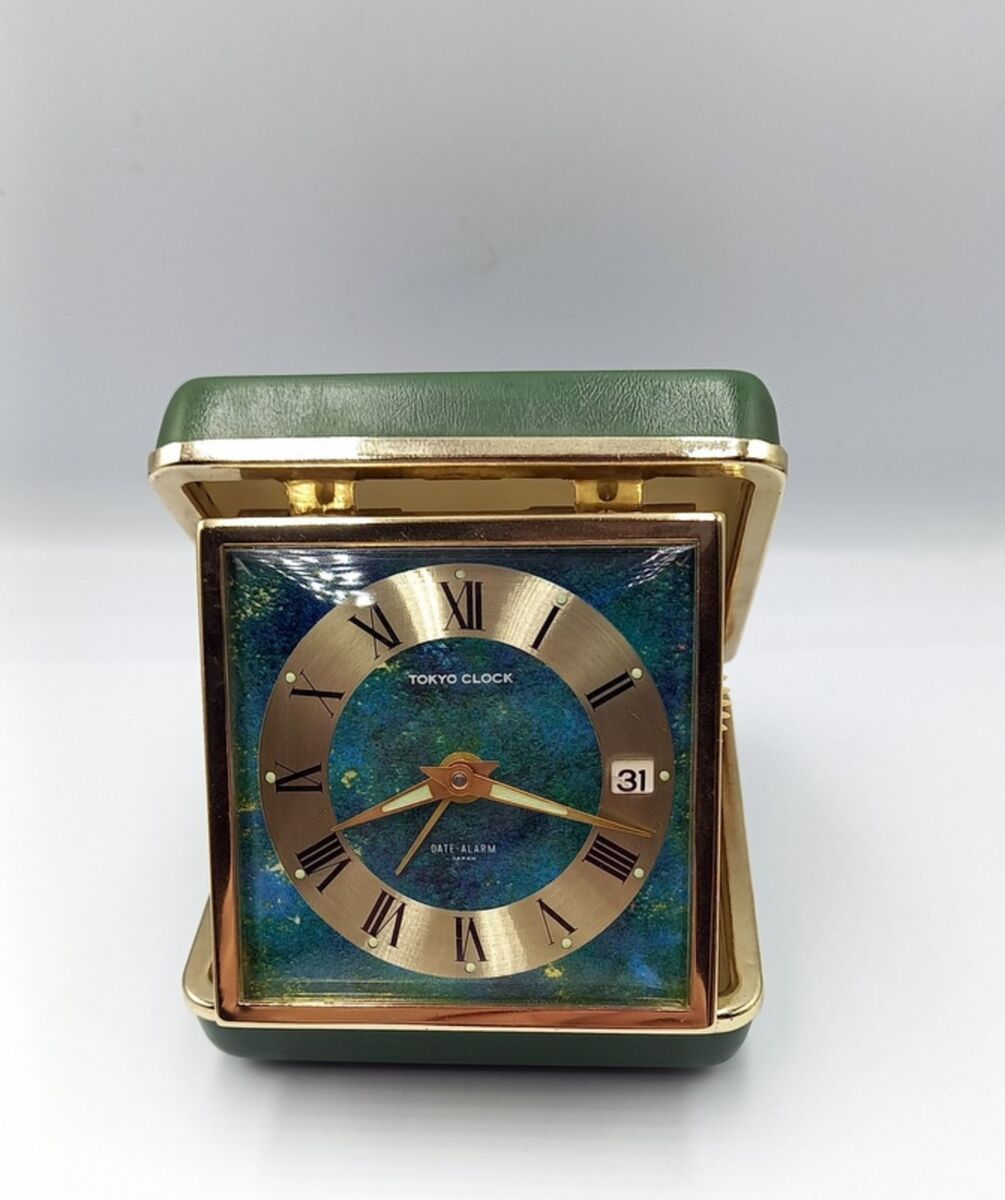 Vintage Tokyo travel clock with date… - € 65,00 - Vendora.gr