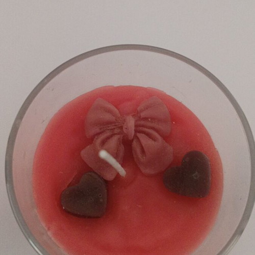 Candle in glass with blackberry scent new