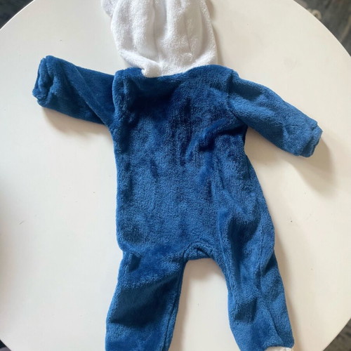 Baby fleece outing romper like new for 2-3 months old