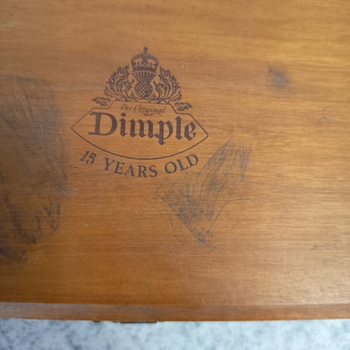 Dimple 15 Years Old vintage wooden case