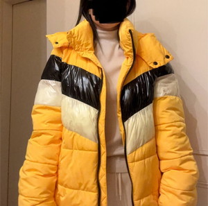 DKNY Sport Yellow and black coat unisex