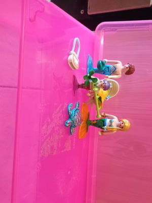 Playmobil Mermaids Gorgonofamily with Shell Cart like new