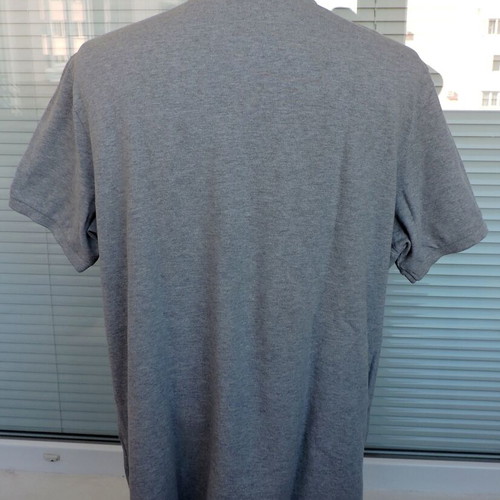 Ralph Lauren Polo Shirt Mens Short Sleeve Custom Fit Golf XL like new, gray