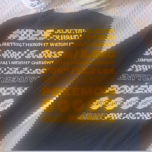 Σετάκι Pikachu Zara ολοκαίνουριο για αγοράκι 11-12 ετών, μαύρο και γκρι