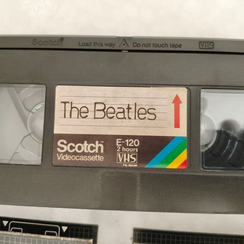Vintage The Beatles VHS tape Scotch E-120 like new