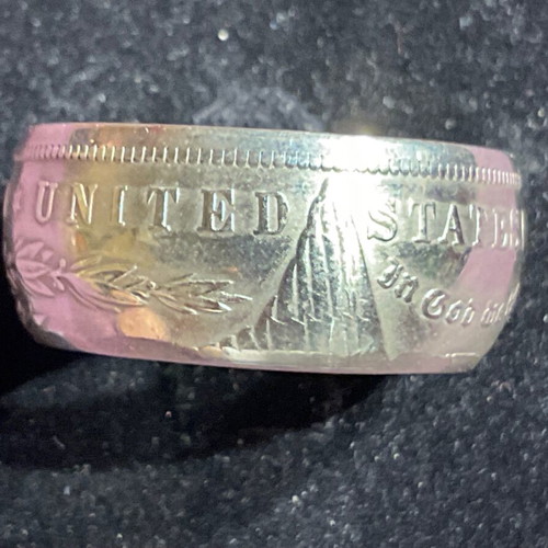 Silver One Dollar ring rare silver 1878 Morgan Silver Dollar