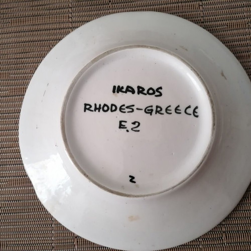 Ceramic ashtray used, Ikaros Rhodes