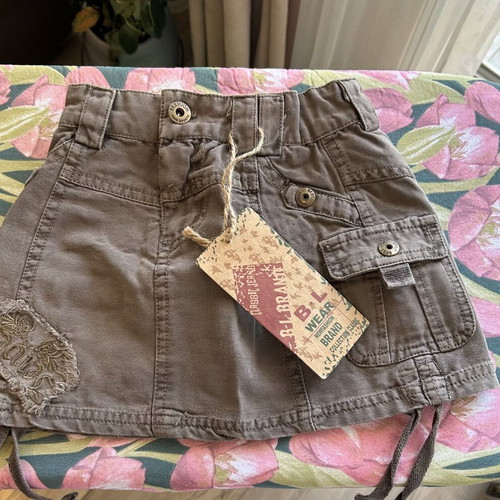 B.L. Wear Cotton Cargo Skirts New with Tags