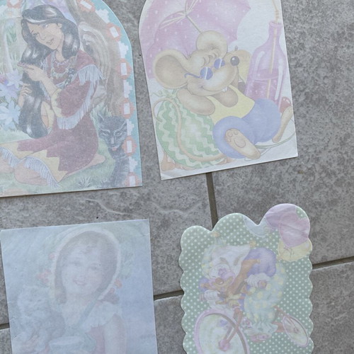 Small letter papers pack like new, perfect designs