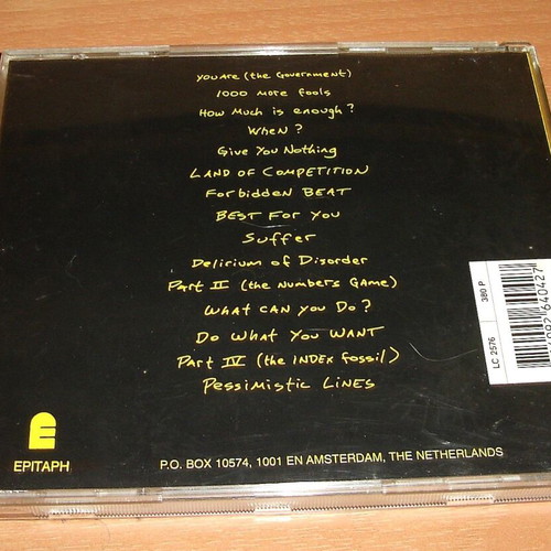Bad Religion Suffer CD used, punk