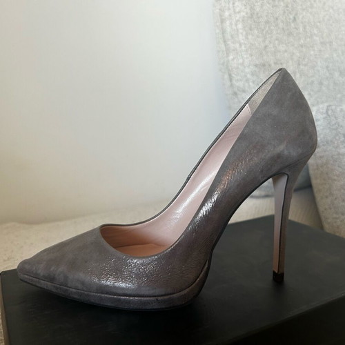 Mourtzi leather pumps collectible grey size 38 new