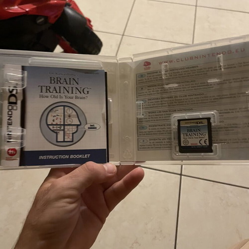 Brain Training Nintendo DS game used with case and manual