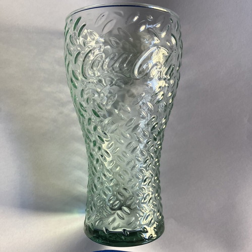 Coca-Cola collectible glass, embossed vintage series