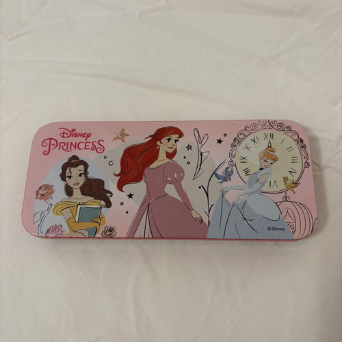 Princess Metal Pencil Case used with signs of wear