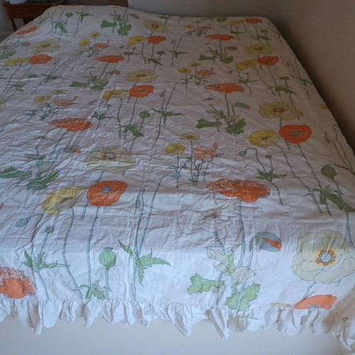 Summer double quilt like new, cotton