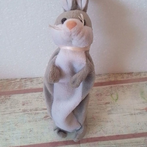 Plush school pencil case bunny like new