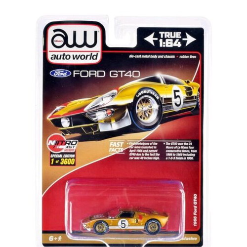 Ford GT40 Auto World 1/64 new, sealed collectible