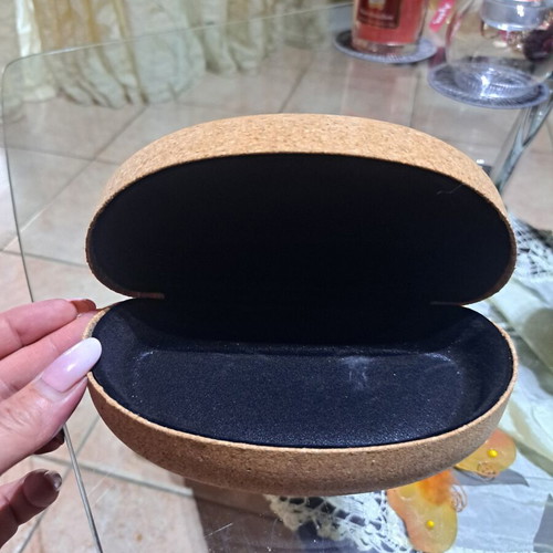 Maestri Italiani Sunglasses Case like new, cork, brown