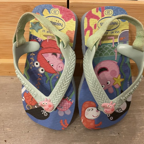Children's flip-flops like new, size EUR 22 Brazil 20