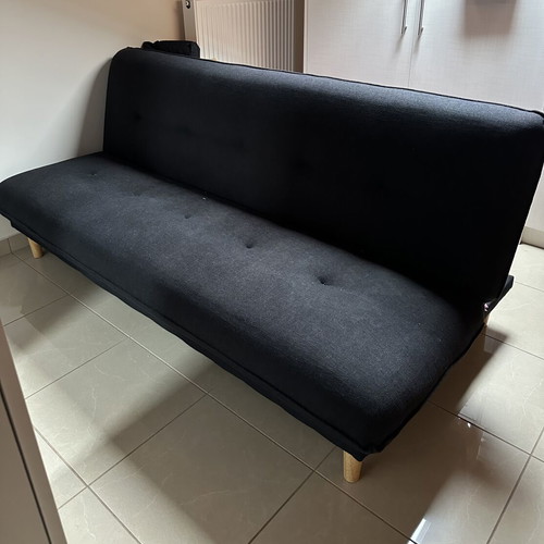 Sofa bed 190cm, anthracite