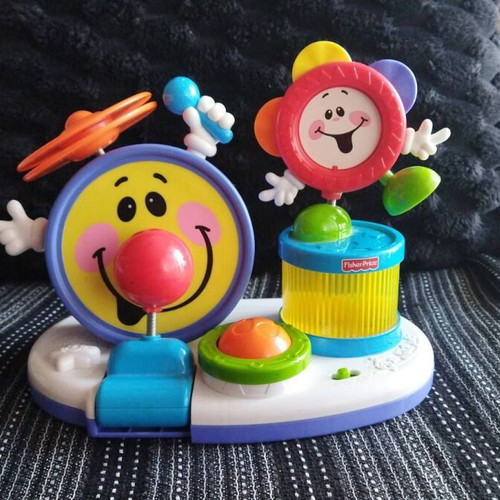 Fisher Price baby toys set of 3 used, 2 with sounds