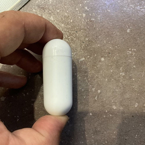 White case for wireless earbuds