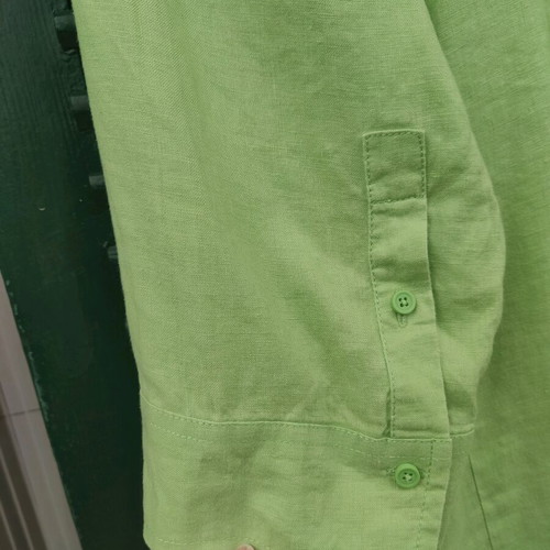 Marco Pecci 100% linen green shirt like new XXL