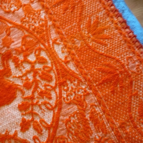 Malino blanket with pile 1.60x2.00 vintage, new