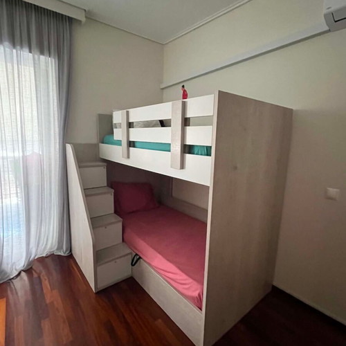 Project House bunk bed like new with storage spaces