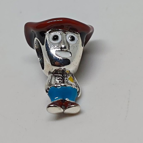 Disney Pixar Toy Story Woody Silver Charm bead like new