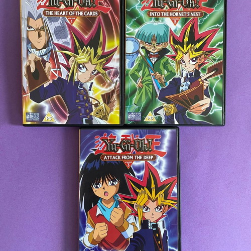 Yu-Gi-Oh! DVD bundle 3 complete volumes like new