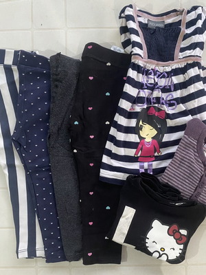 Zara baby girls' clothing set with leggings and tops