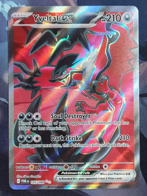 Yveltal ex Full Art Perfect Order Pokemon card