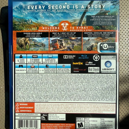 FarCry 4 PS4 game