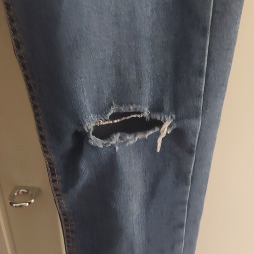 Pull & Bear elastic jeans size 32 like new, blue