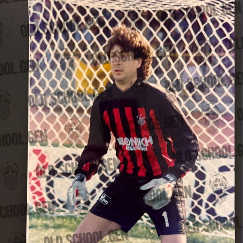 Authentic Antonis Minou AEK Football Photos 2 pcs 20x28 cm used