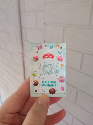 Oscar memory card game like new