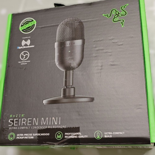 Gaming Microphone Razer Seiren Mini new, black
