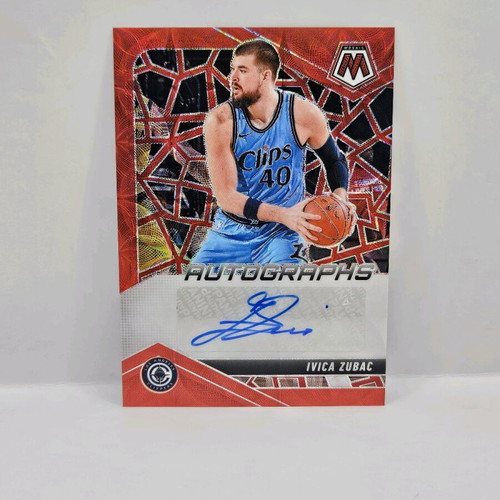 Panini Mosaic Ivica Zubac Red Scope Autograph like new
